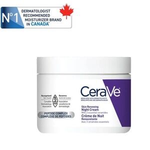 CeraVe Skin Renewing Night Cream peptide complex ceramides niacinamide